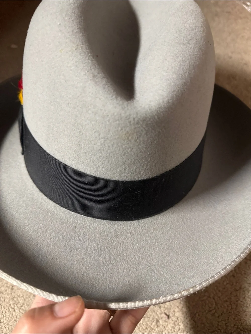 Vintage Dobbs Fifth Avenue Pearl Fleetwood hat size 7 3/8